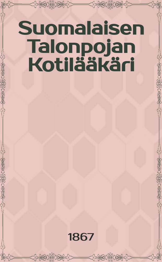 Suomalaisen Talonpojan Kotilääkäri