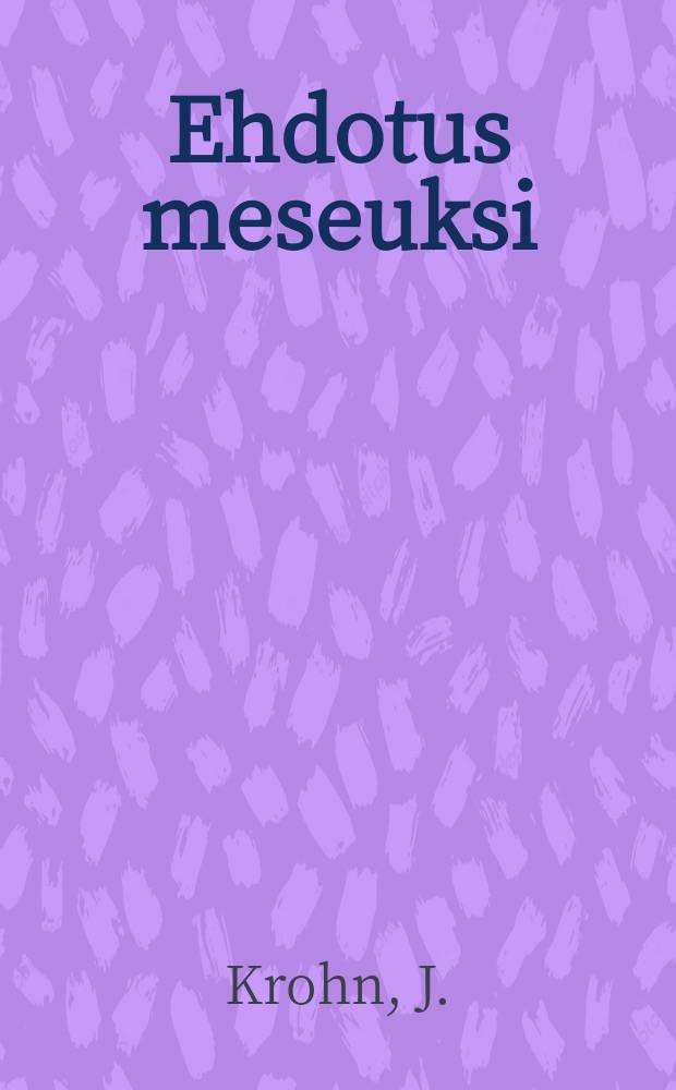 Ehdotus meseuksi