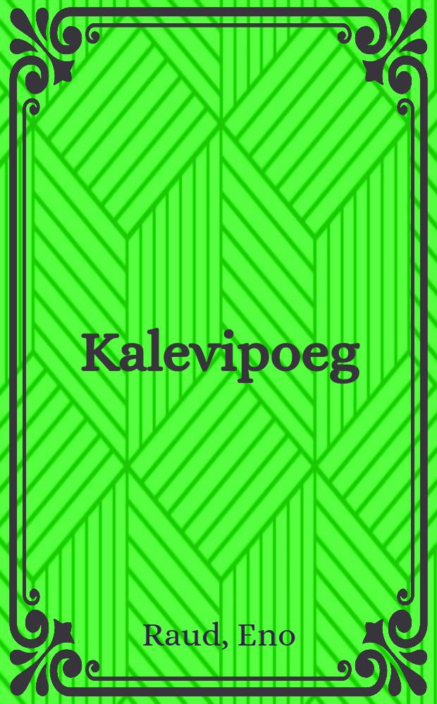 Kalevipoeg