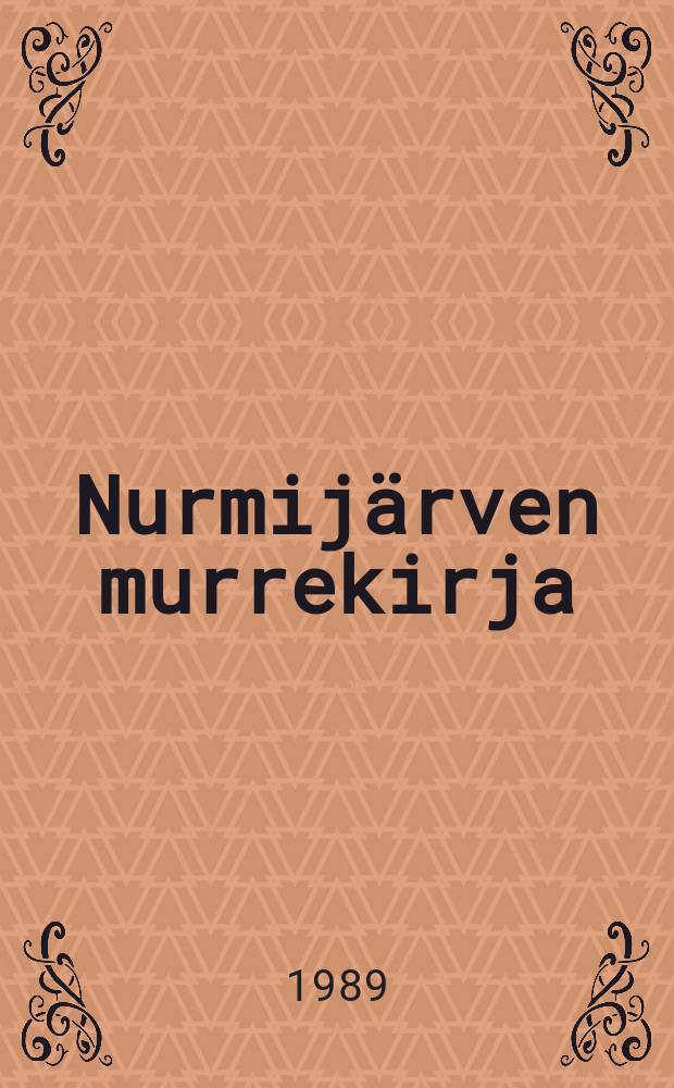 Nurmijärven murrekirja