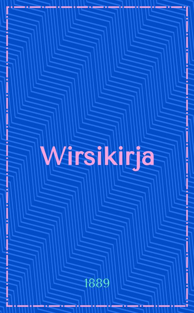 Wirsikirja