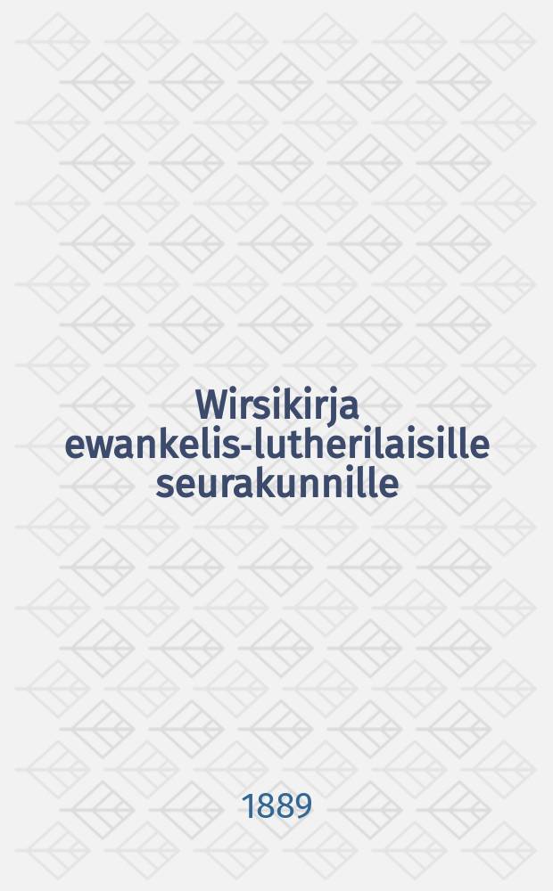 Wirsikirja ewankelis-lutherilaisille seurakunnille