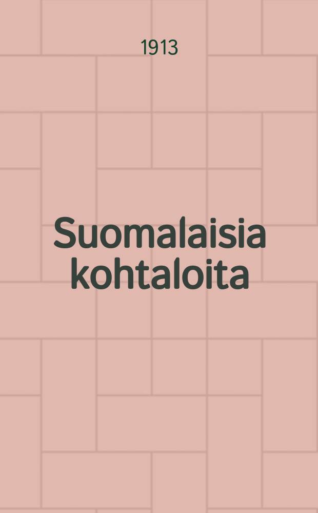 Suomalaisia kohtaloita