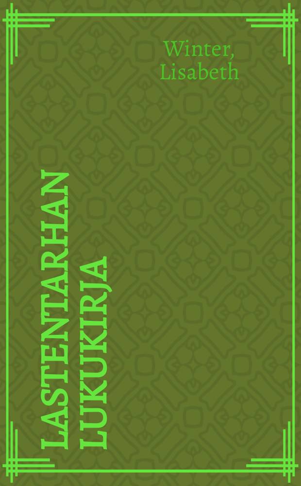 Lastentarhan lukukirja