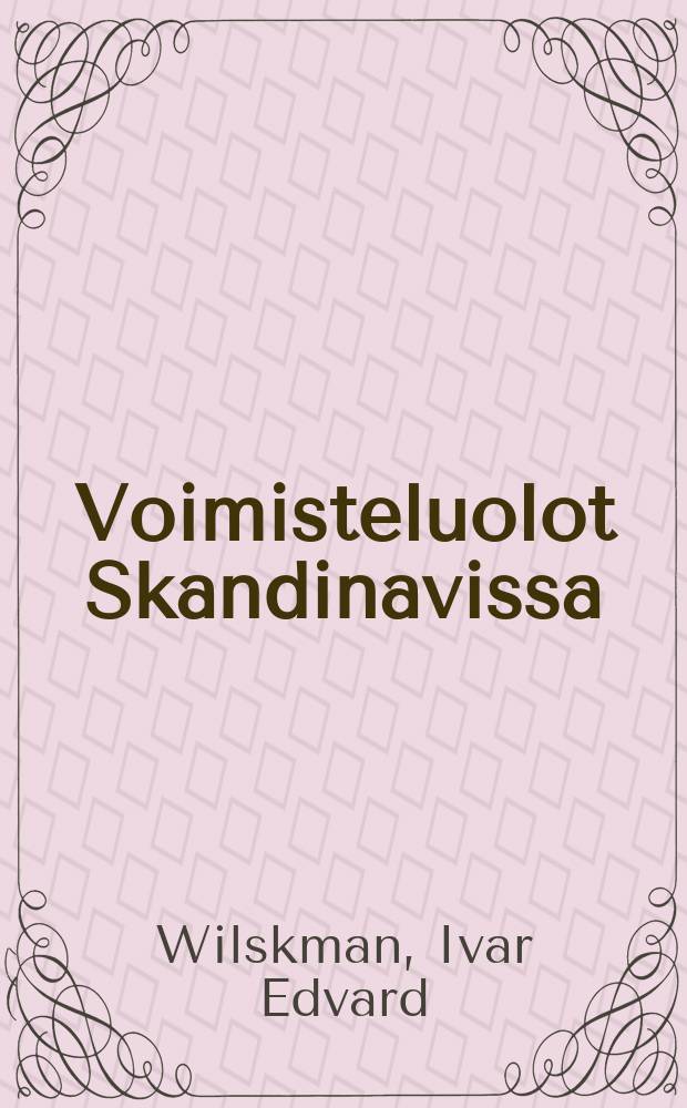 Voimisteluolot Skandinavissa