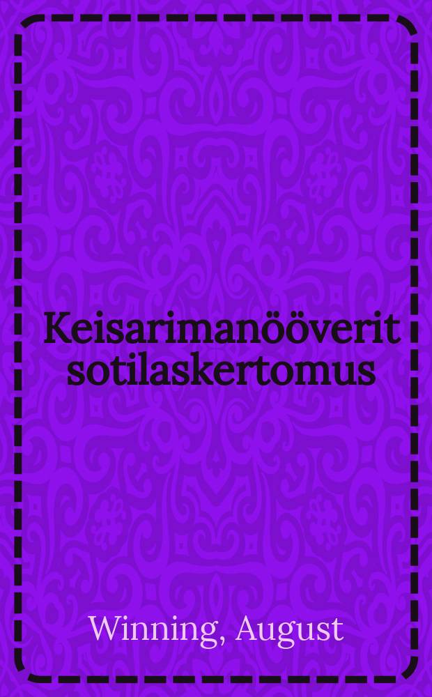 Keisarimanööverit sotilaskertomus