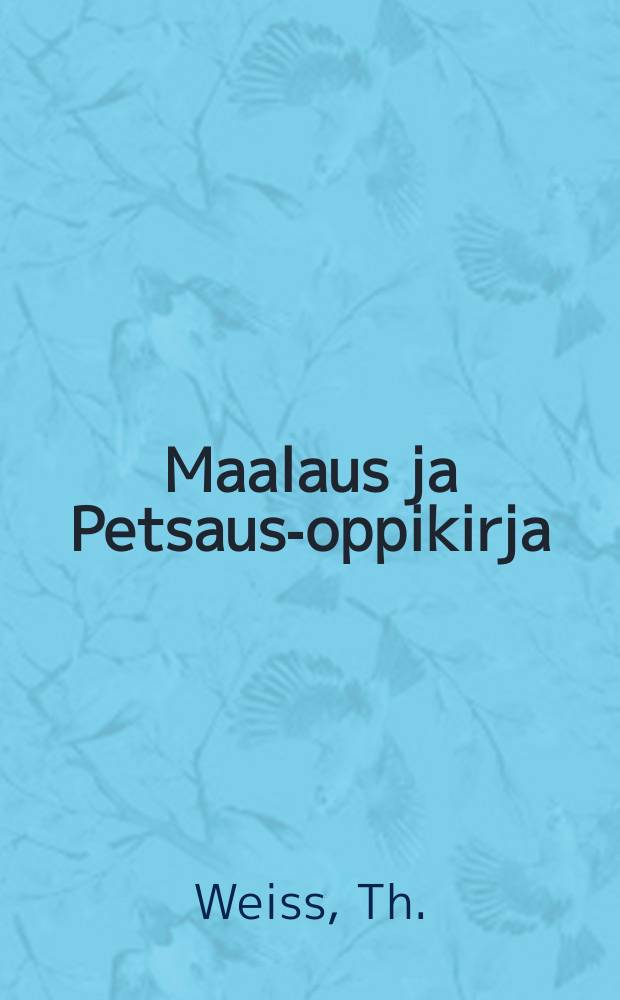 Maalaus ja Petsaus-oppikirja