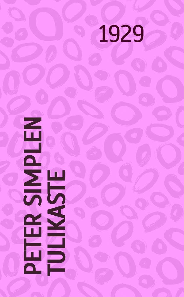 Peter Simplen tulikaste