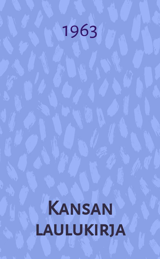Kansan laulukirja
