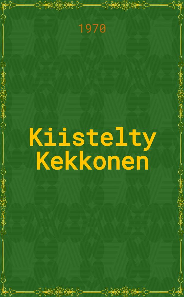 Kiistelty Kekkonen