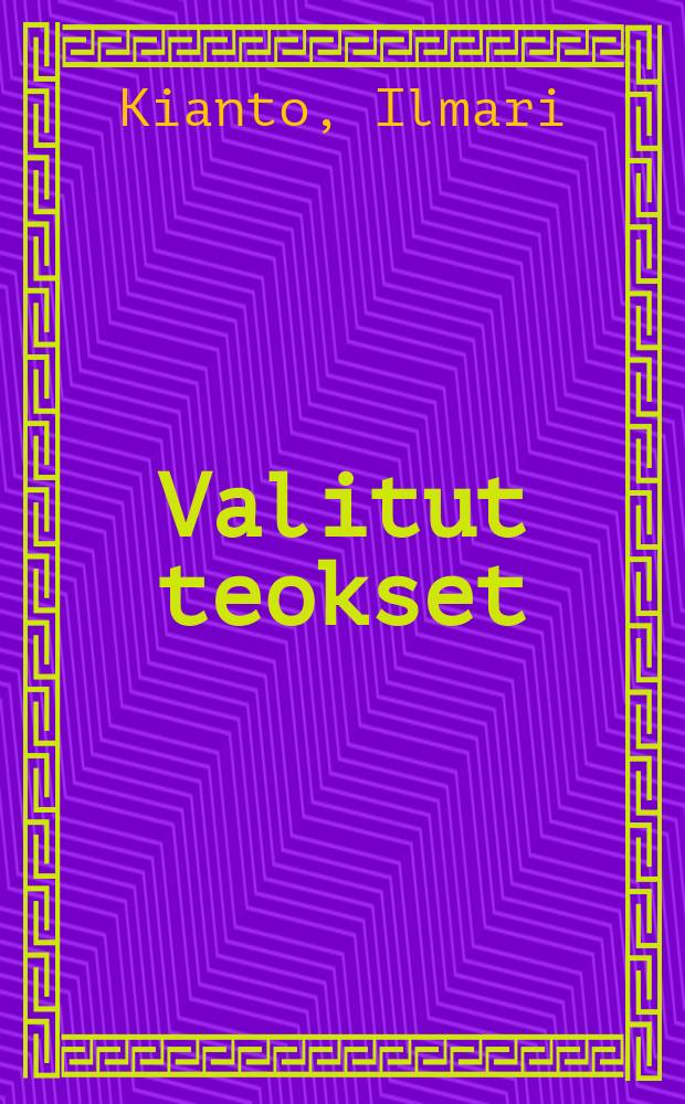 Valitut teokset