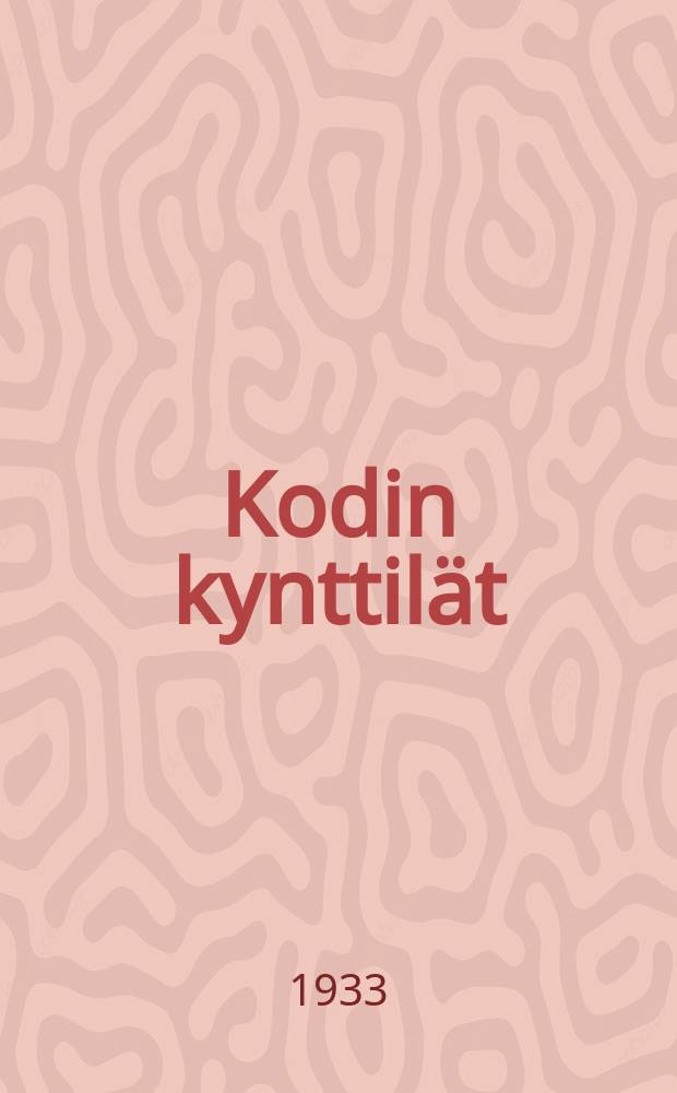 Kodin kynttilät