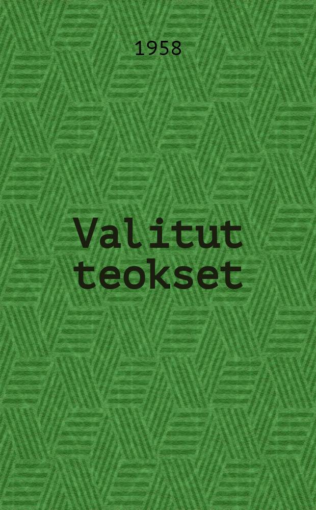 Valitut teokset