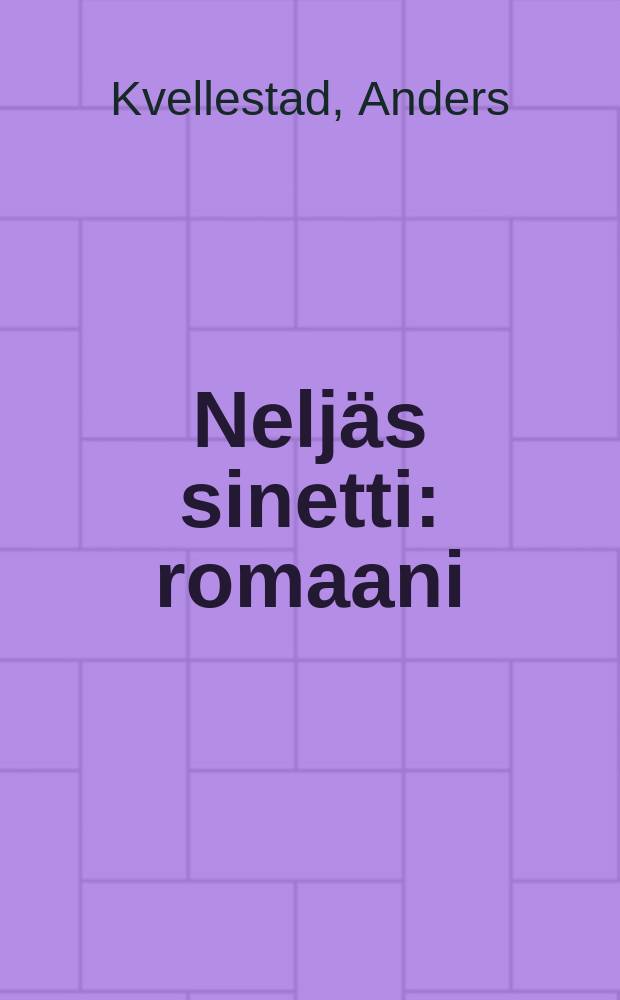 Neljäs sinetti : romaani = Четвертая печать
