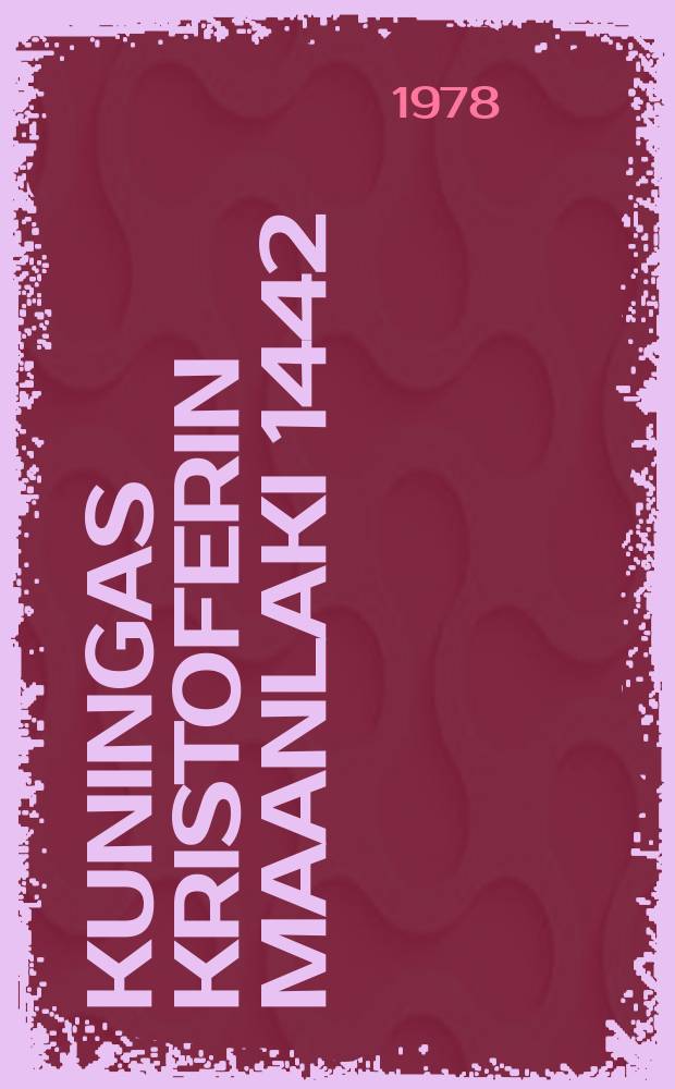 Kuningas Kristoferin maanlaki 1442