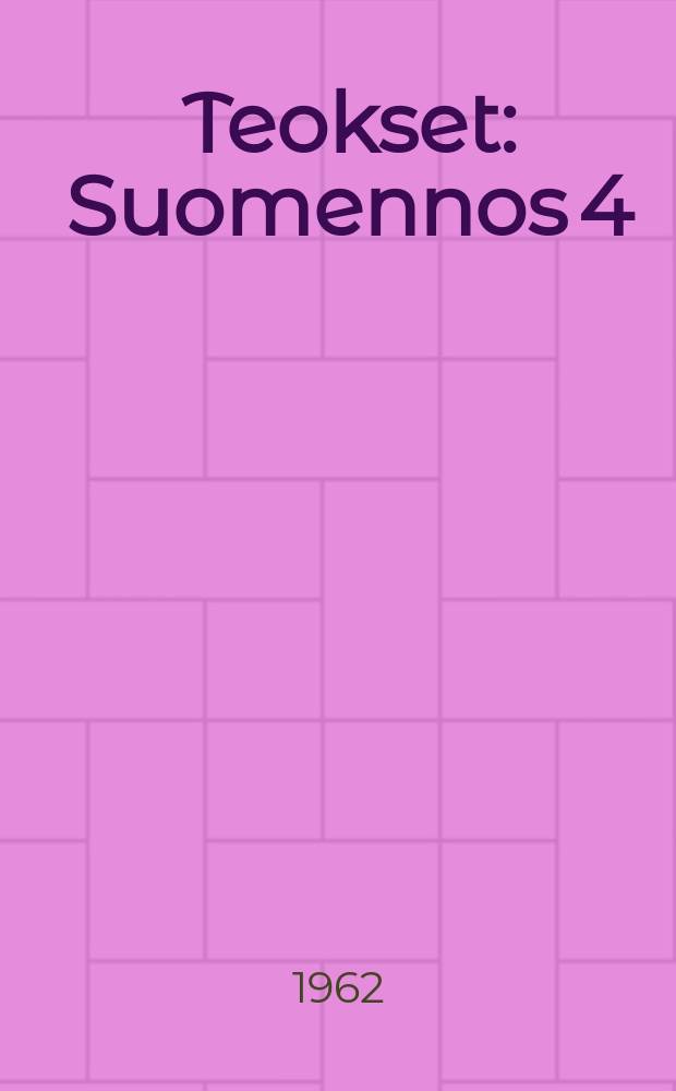 Teokset : Suomennos 4:st&auml; ven&auml;j&auml;nkielisest&auml; painoksesta. osa34 : Marraskuu 1895-Marraskuu 1911