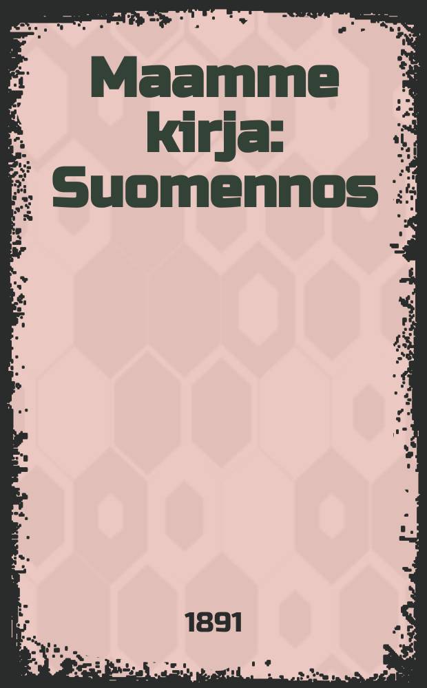 Maamme kirja : Suomennos