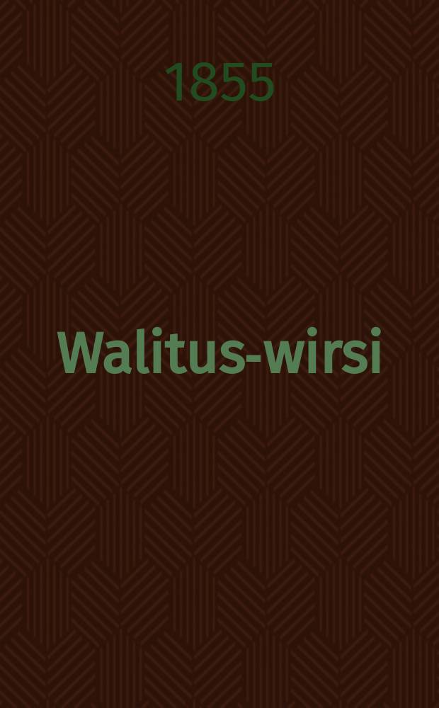 Walitus-wirsi