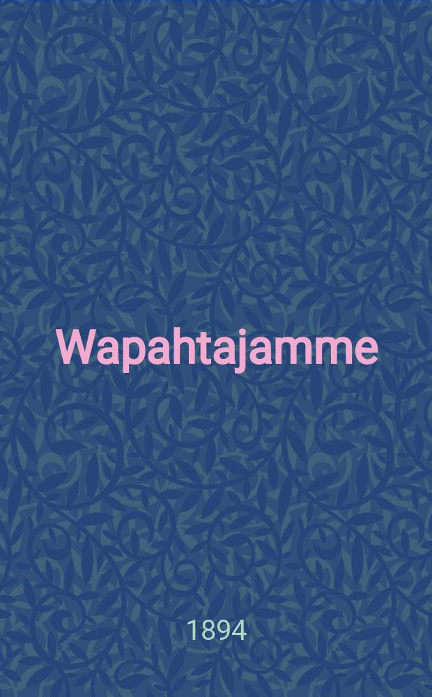Wapahtajamme