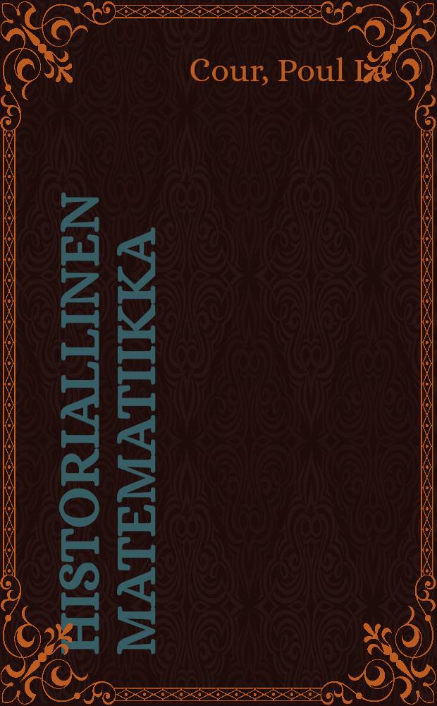 Historiallinen matematiikka : Valmistava oppijakso