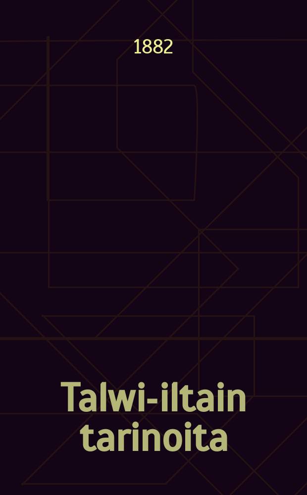 Talwi-iltain tarinoita