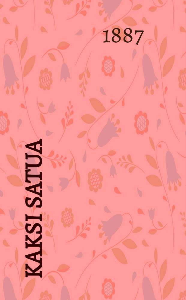 Kaksi satua