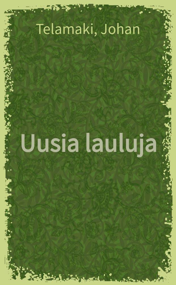 Uusia lauluja