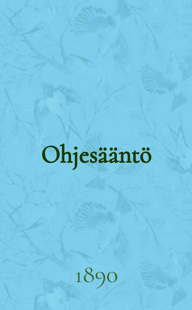 Ohjesääntö