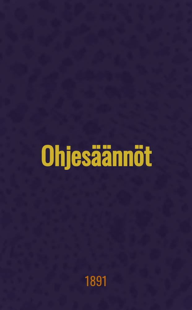 Ohjesäännöt