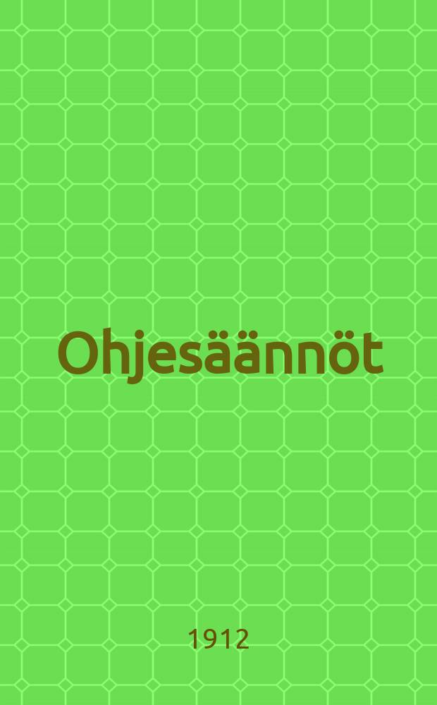Ohjesäännöt