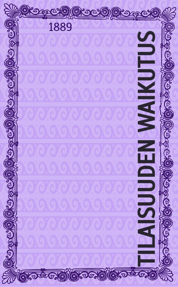 Tilaisuuden waikutus