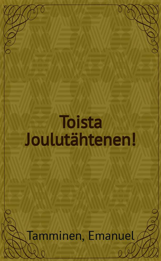 Toista Joulutähtenen!