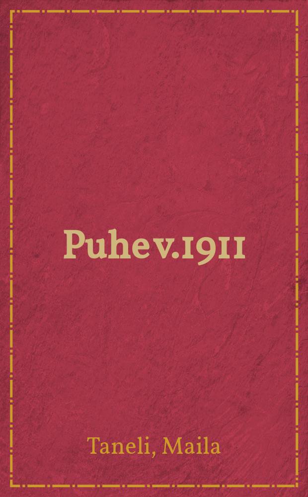 Puhe v.1911