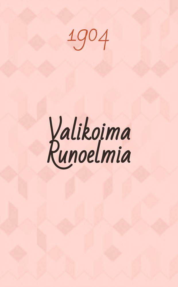 Valikoima Runoelmia