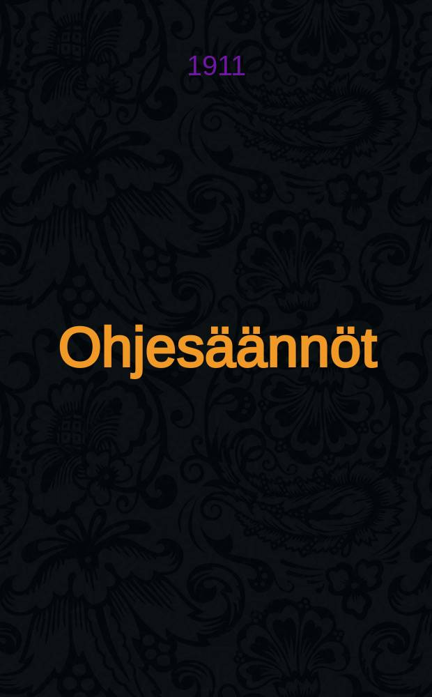 Ohjesäännöt