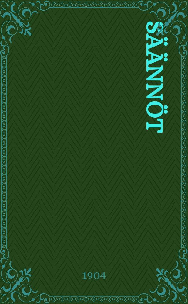 S&auml;&auml;nn&ouml;t