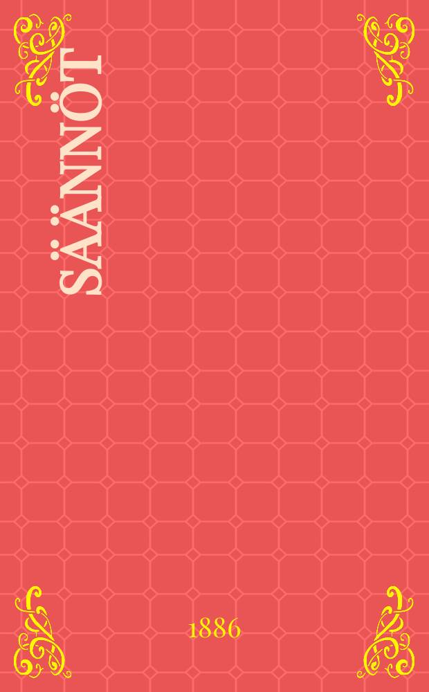 S&auml;&auml;nn&ouml;t