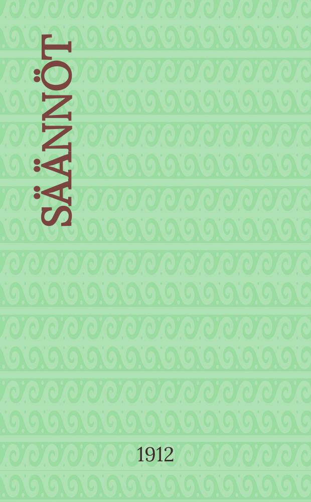 S&auml;&auml;nn&ouml;t