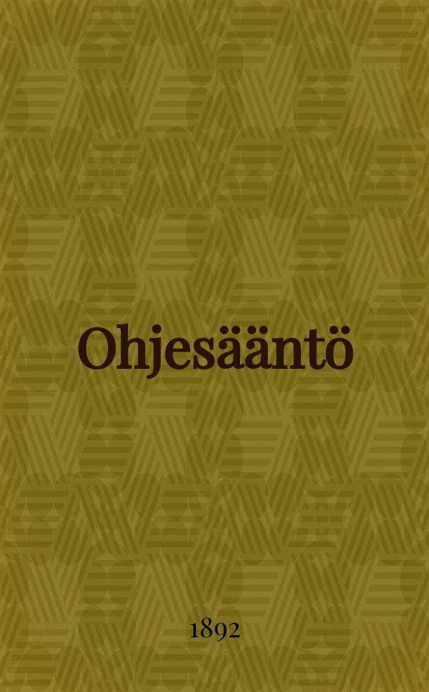 Ohjesääntö