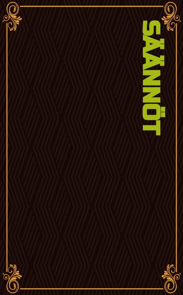 S&auml;&auml;nn&ouml;t