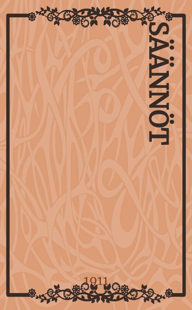 S&auml;&auml;nn&ouml;t