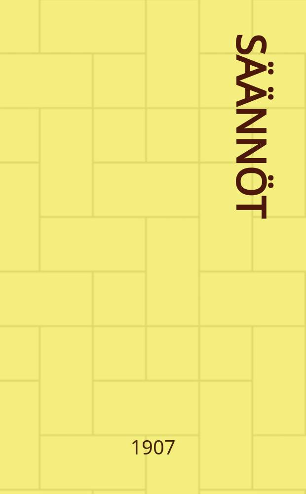 S&auml;&auml;nn&ouml;t