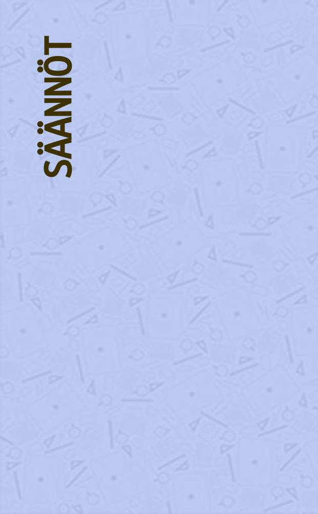 Säännöt
