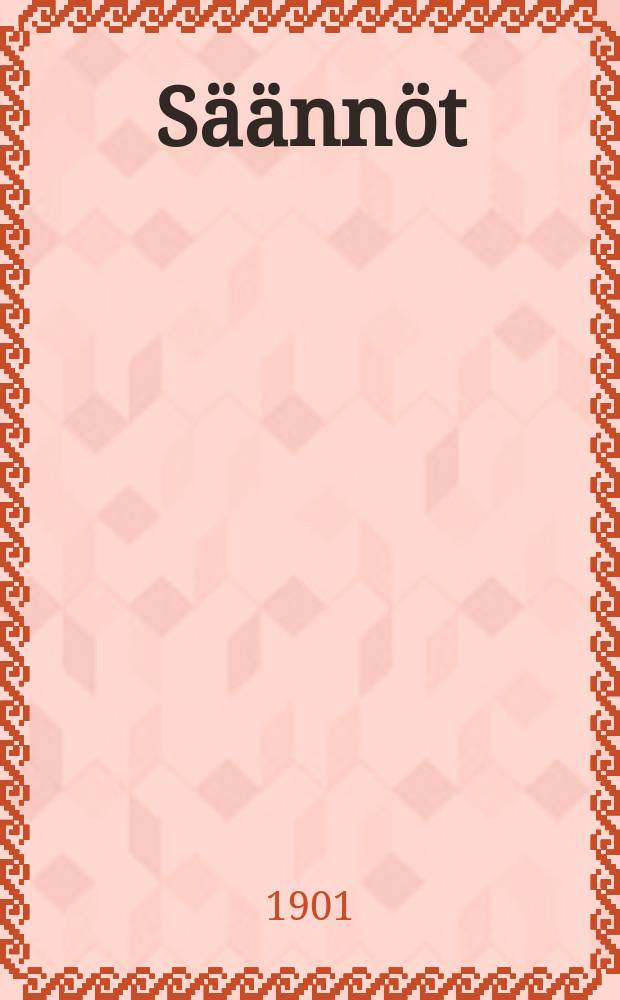 S&auml;&auml;nn&ouml;t