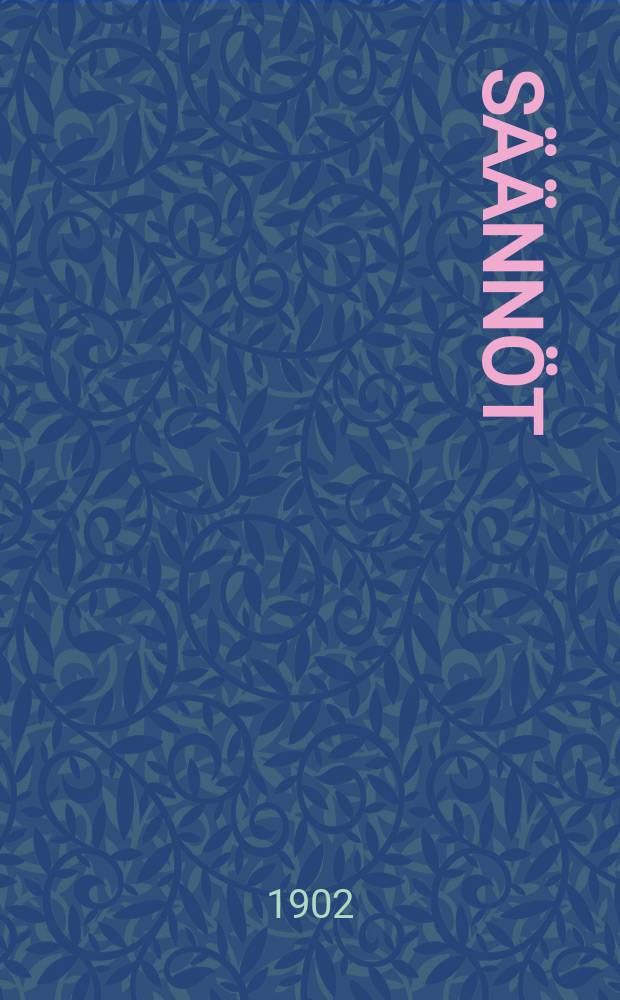 S&auml;&auml;nn&ouml;t