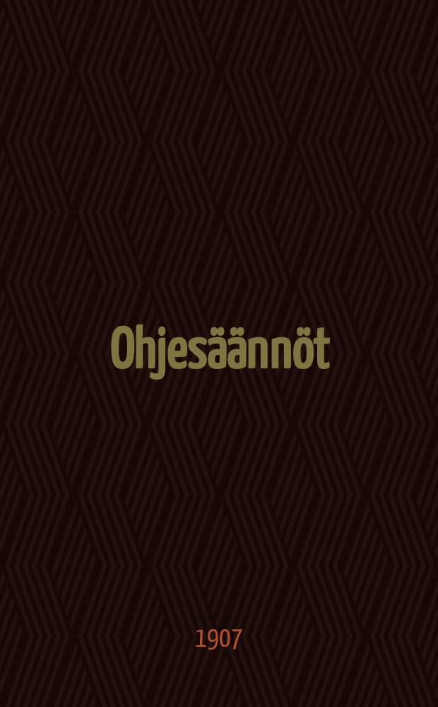 Ohjes&auml;&auml;nn&ouml;t