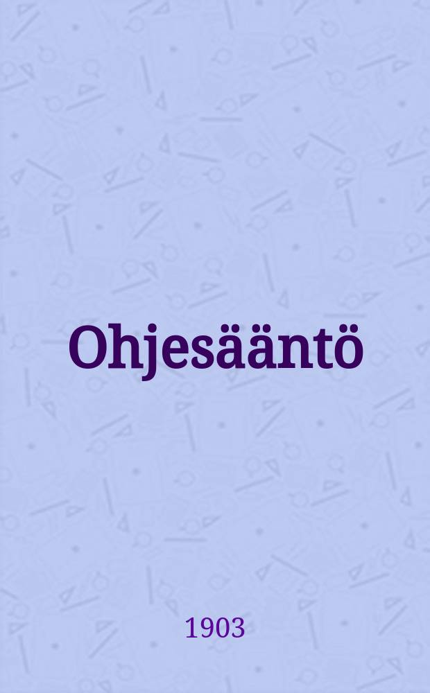 Ohjesääntö