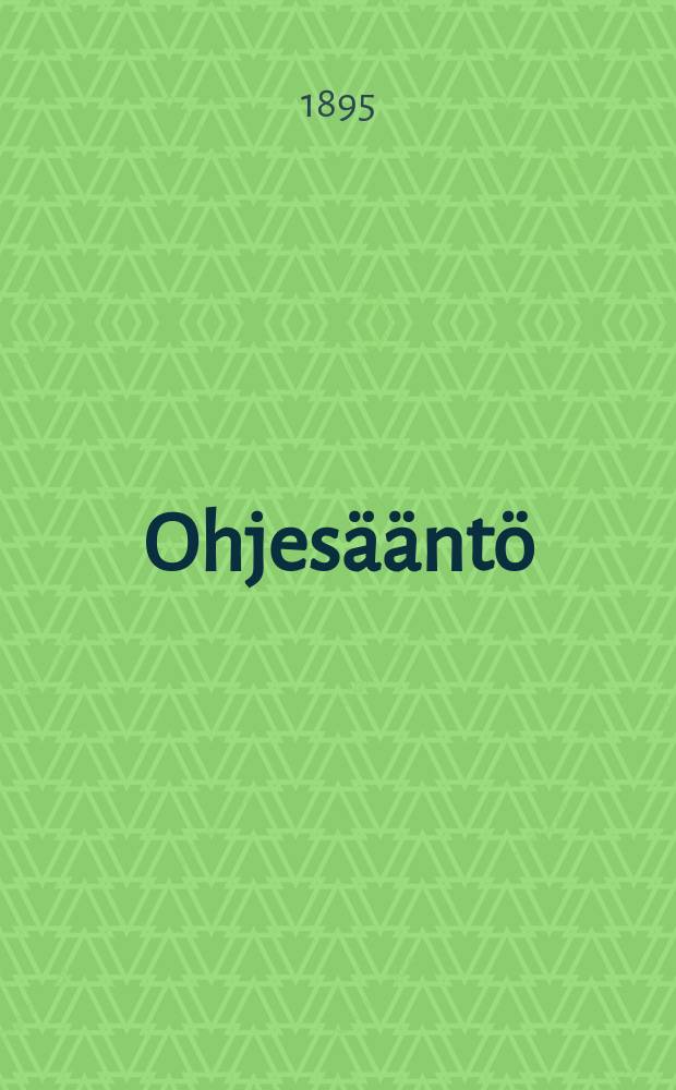 Ohjesääntö