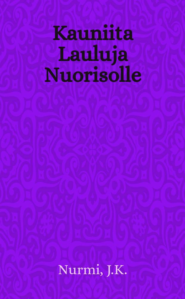 Kauniita Lauluja Nuorisolle