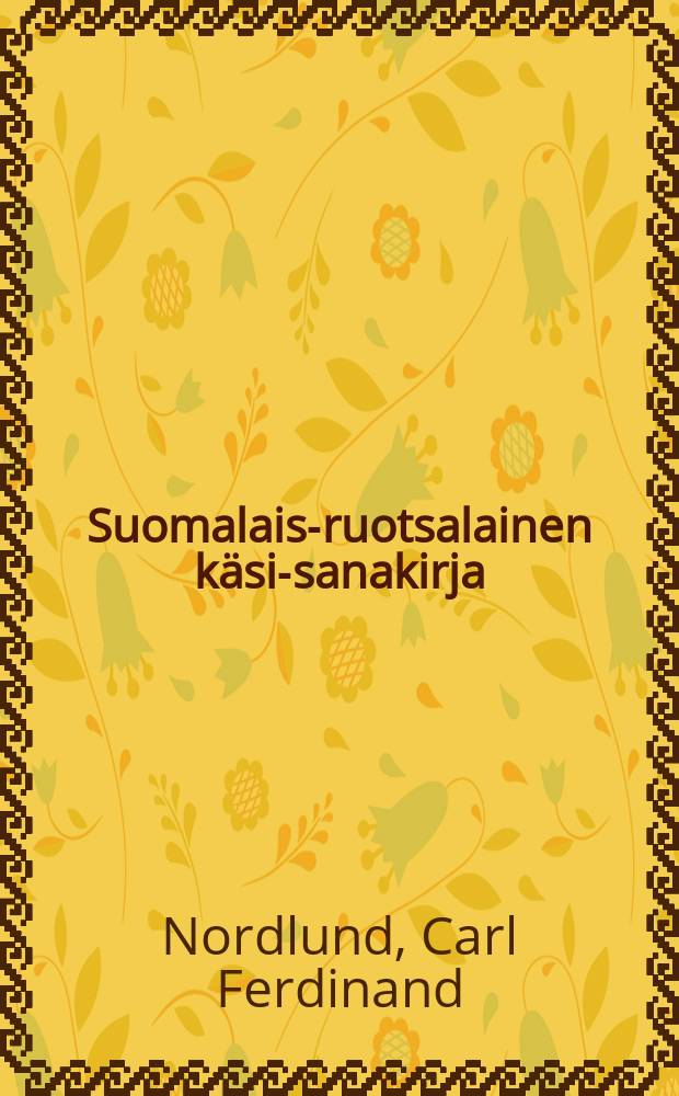 Suomalais-ruotsalainen käsi-sanakirja